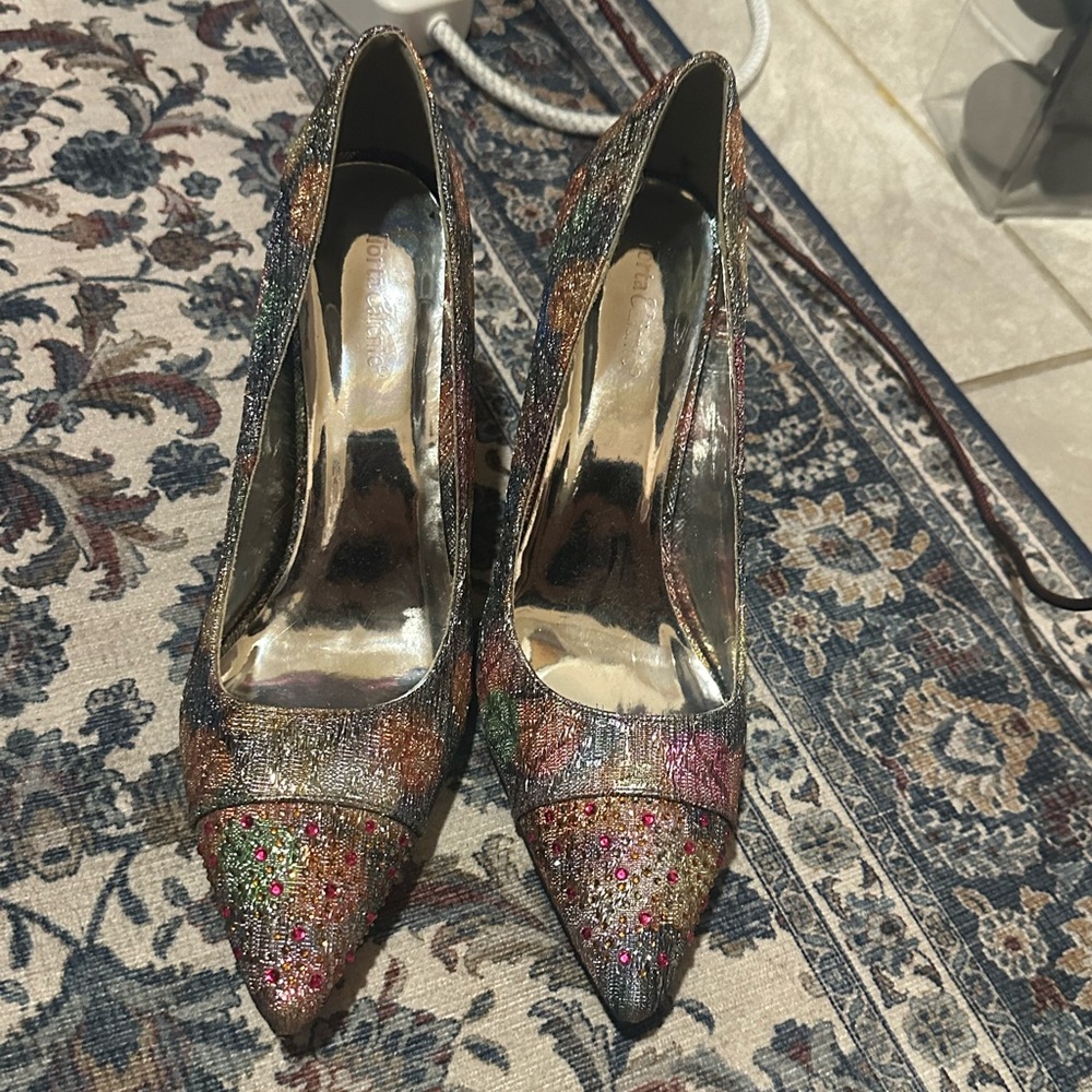 Multicolor Glitter Heels